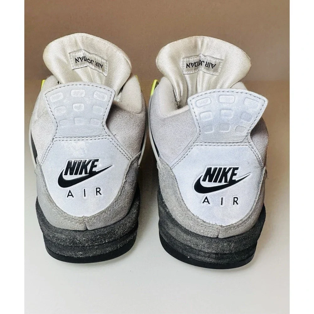 NIKE AIR Jordan 4 Retro SE‎ 'Neon 95' Sneakers Size 9 CT5342 007
